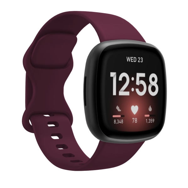 Byte av mjukt watch för watch för Fitbit Versa 3/Fitbit Sense klockband Armbandsband Pink S