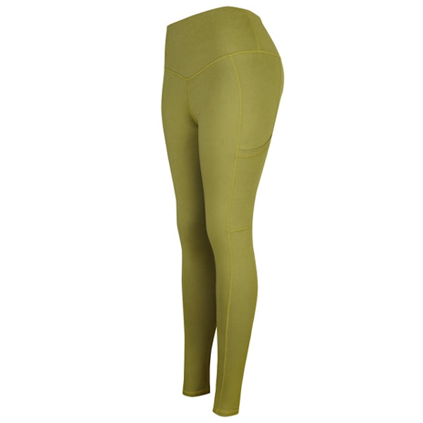 Yogabyxor Dam Push Up Byxor Hög Midja Leggings SL582BK M