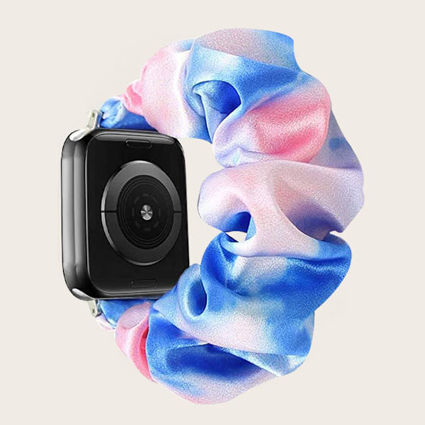 Klockarmband för Apple Watch iWatch 42/44/45/49mm Fantasy blått och vitt