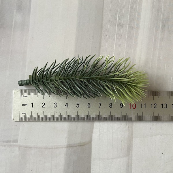 10 st Tallkvistar Konstgjorda Falska Växter Konstgjord Blomgren Juldekoration DIY Tillbehör Bukett Presentförpackning bluish white 12cm