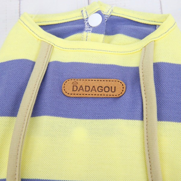 Stribede overalls kæledyrstøj stripe-Pink S