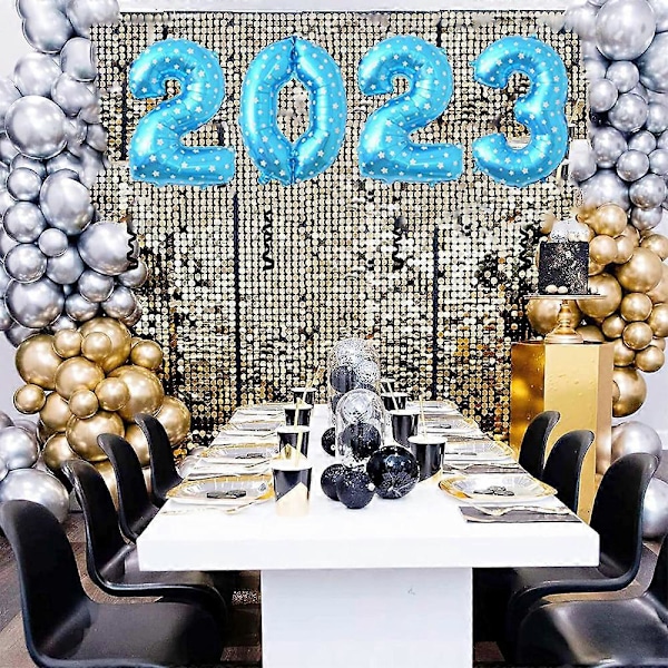 Ballongsiffror 2023 - 2023 Ballonger | Gott Nytt År Dekorationer 2023 | Seniordekorationer 2023 style3015 style3015