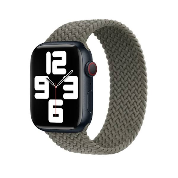 Klockarmband för Apple Watch iWatch 38/40/41MM urtavla XS storlek handledsomkrets 130~140mm oliv