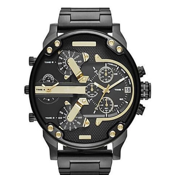 Klokke Herreklokke Personlighet Stor Urskive Klokke Trend Metall Kvarts Klokke 7311 camouflage
