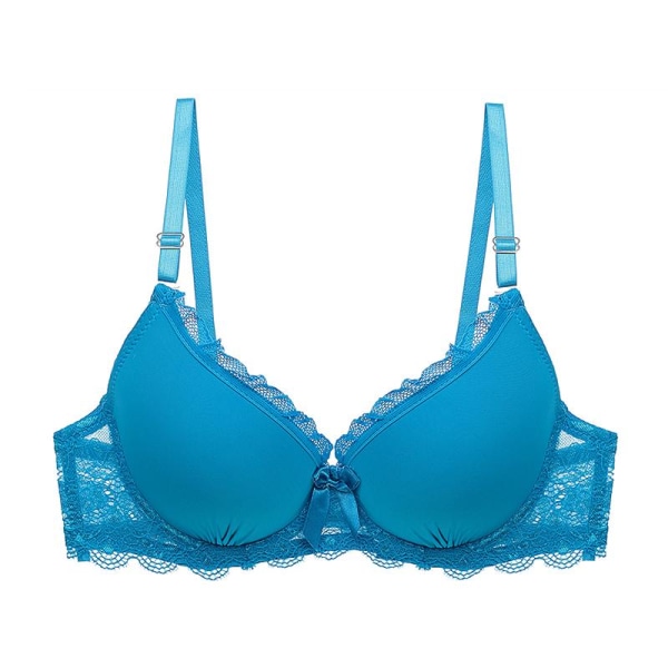 Sexiga BH:ar För Kvinnor Push Up BH Spets Plus BH Underkläder Bralette Kvinnliga Bygelunderkläder Sky blue 36B