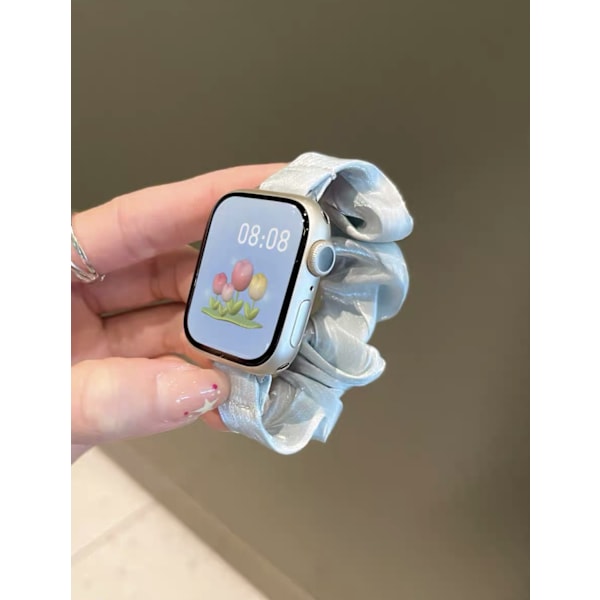Urrem til Apple Watch iWatch 38/40/41/ 10. generation 42mm Universal Klar Himmelblå