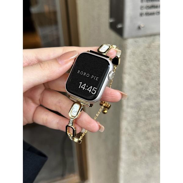 Klockarmband för Apple Watch iWatch 38mm 1/2/3 generation Guld
