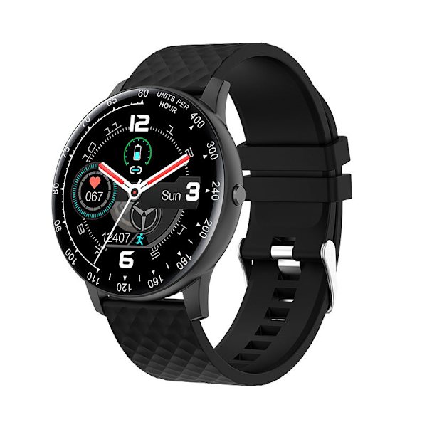 Ur med slukket skærm Lang Lys Kvinde Fysiologisk Cyklus Sundhed Skridttælling Puls Blodtryk Smartwatch Pink