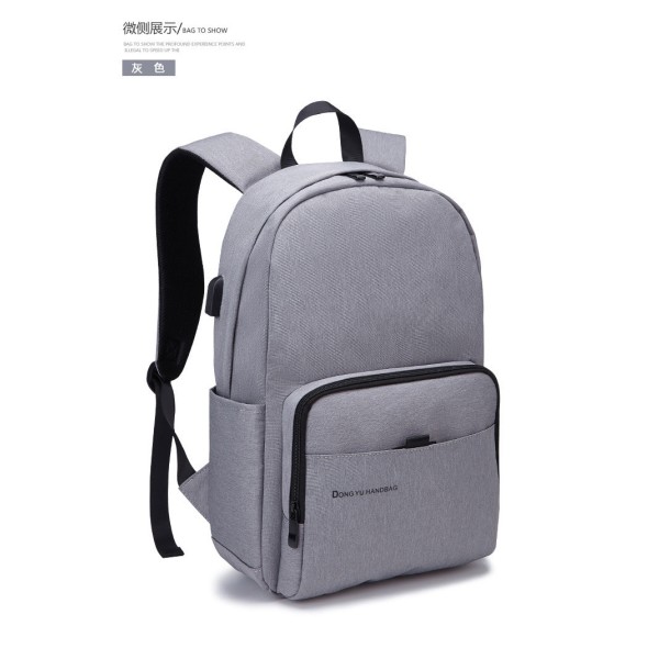 Muodikas polyamidista valmistettu urheilureppu matkustamiseen Light Grey