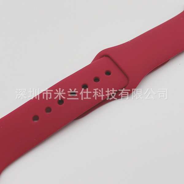Kellon ranneke Apple Watch iWatch 38/40/41/42mm - S10 pidennetty koko ML koodi 13 tummanpunainen