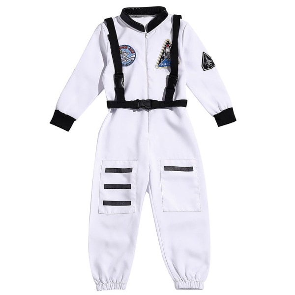 Poikien Halloween-asu Cosplay-asu Lasten lentäjän univormu Esiintymisasu Astronautti-asu Yellow astronaut S-(100-110)