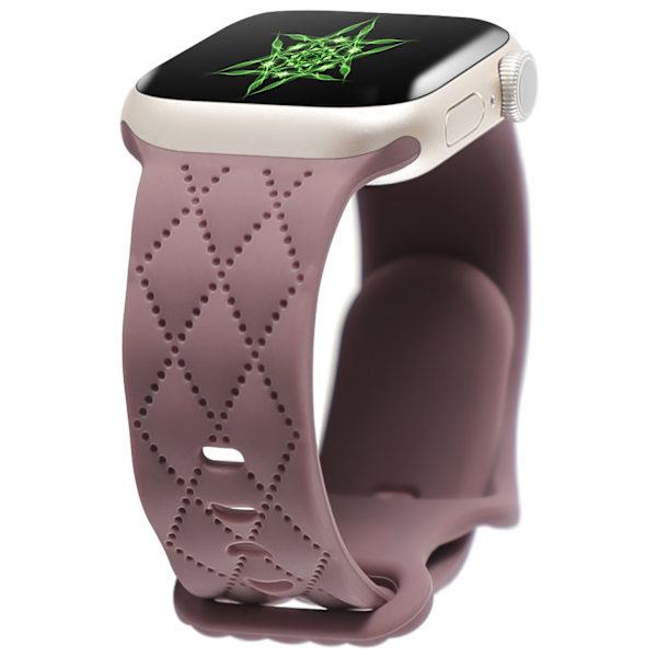 Kellon ranneke Apple Watch iWatch 38/40/41mm 42mm 10. sukupolvi savu violetti