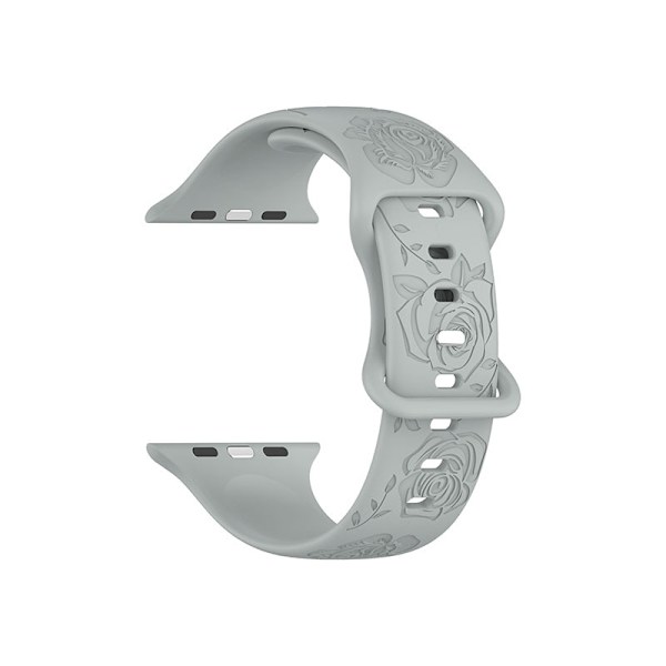 Urrem til Apple Watch iWatch 38/40/41/10. generation 42 mm grå