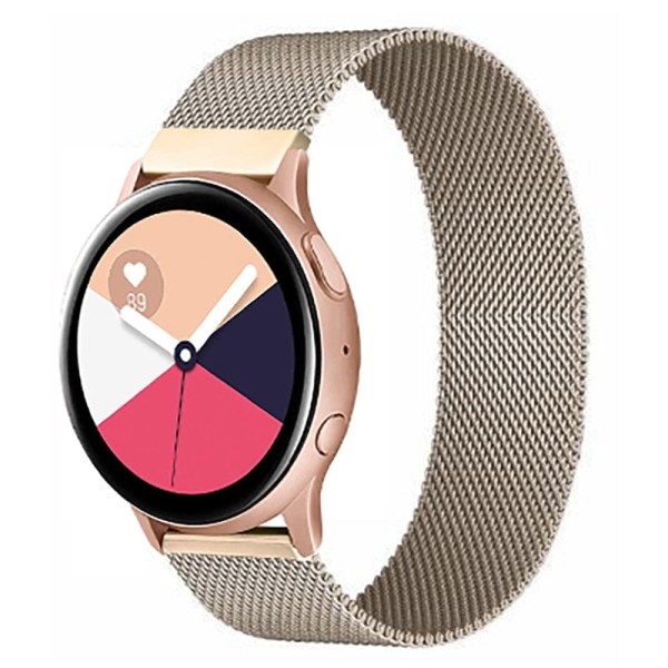 20 mm 22 mm magnetisk rem til Samsung Active 2 40/44 mm Gear S3 armbånd Huawei GT/GT2/2e Galaxy watch 3/4 Classic 45/42 mm rem Purple 20mm watchbands