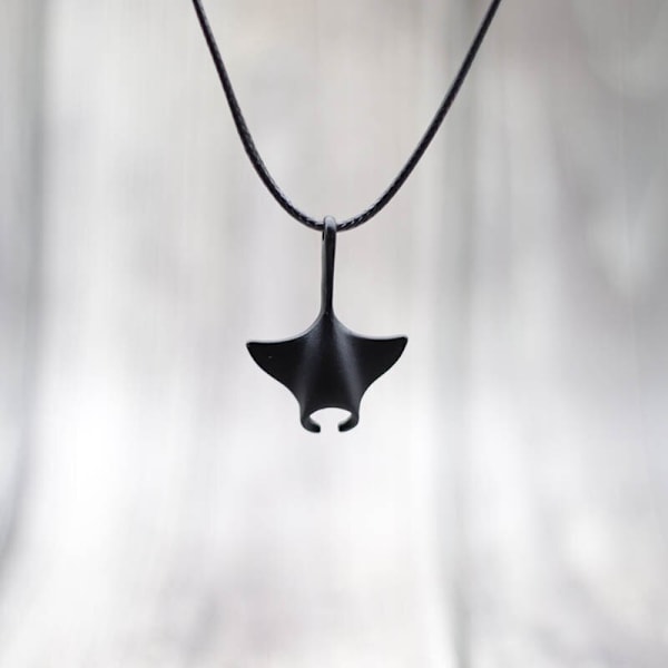 Mantarokke Halskjede Havdyr Anheng Justerbart Håndlaget Bohemia Voks Tau Choker Menn Kvinner Smykker Gave Joyas N0051-Silver