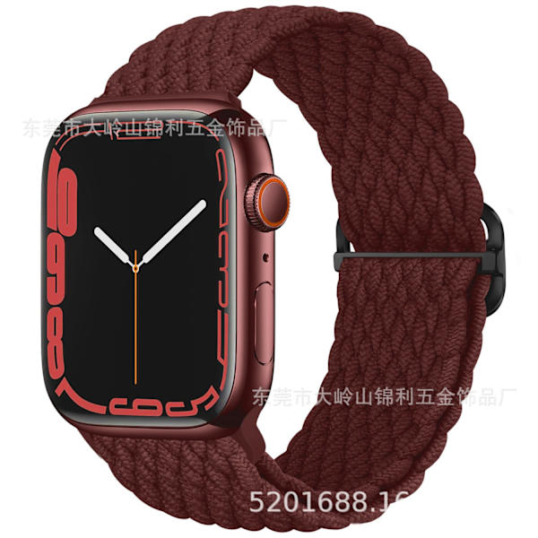 Kellon ranneke Apple Watch iWatch 38/40/41/42mm viininpunainen