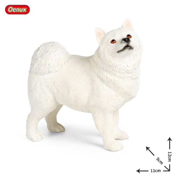 Oenux Ny Big Dog Djur Simulering Bull Terrier Rottweiler Corgi Shiba Inu Bully Dog Actionfigurer Pvc Lovely Pet Model Leksaker Samoyed25