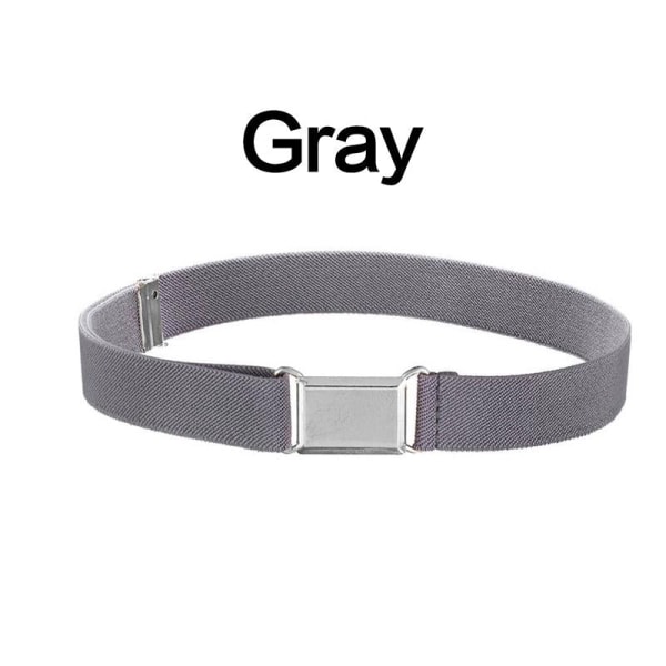 1 st Tillbehör Midjeband Legeringsspänne Justerbart Canvasbälte Elastiska Kläder Vardagligt Utomhus Gray