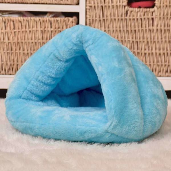 Kjæledyrseng Supermyk Hund Vaskbar plysj Hundehus Dyp Søvn kattesandmatte Hus Sofa passer For Hund Chihuahua katter hjem Kurv Khaki 40X40cm