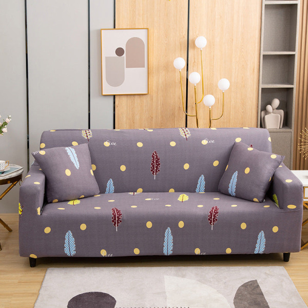 Tygsofföverdrag Kombination Imperial Konkubin Enkel Fullständig Sofföverdrag Nordisk Stil Elastisk Mjölksilke Sofföverdrag Lanting elegant Three seats: 190-230cm