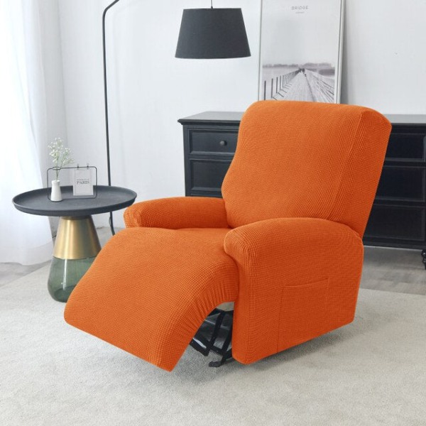 Polar Fleece Vaskbart Avtakbart Delt Lenestoltrekk Sklitrekk Hund Katt Kjæledyr Enkeltsete Sofa Lazy Boy Lenestol Sofatrekk A9 Recliner Cover