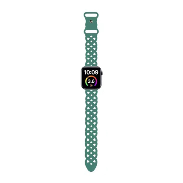 Klockarmband för Apple Watch iWatch 42 Barrskog Grön