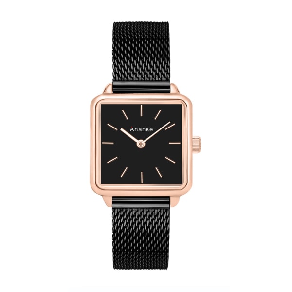 Damklocka Mode Casual Damklocka Japanskt Urverk Läderarmband Vattentät Kvarts Klocka An2519