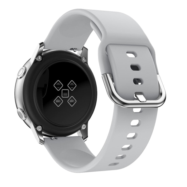 20mm kellon ranneke Samsung Galaxy Watch Active 2 40mm 44mm rannekkeelle Gear sport rannekoru samsung galaxy watch 4 40mm 42 46mm Silver white 6 Galaxy watch 4