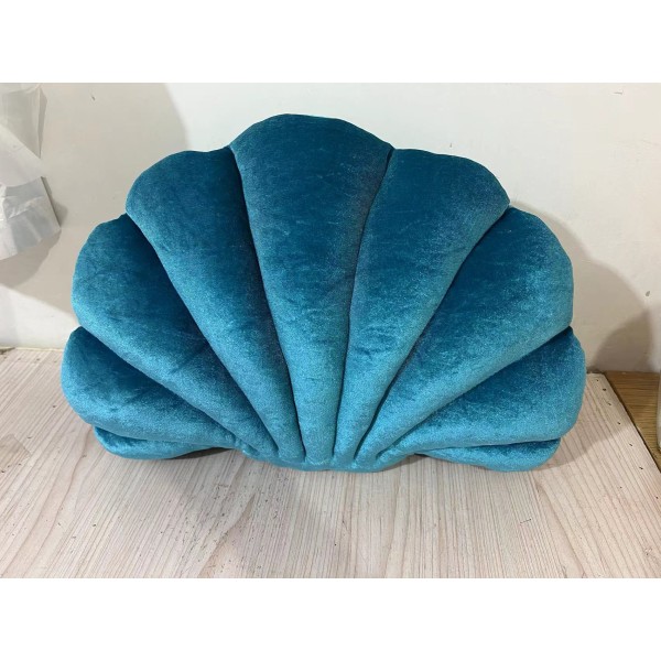 Fairy Home Lyxig Inredning Snäckkudde Prinsessans Fantastiska Sametskudde Havssnäcka Heminredning Säng Soffa Kudde Dekoration Gåva Wine red shell 46*33cm 0.55kg