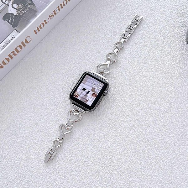 Klockarmband för Apple Watch iWatch Silver 38/40/41mm