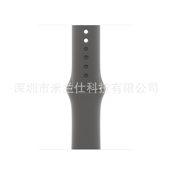 Klockarmband för Apple Watch iWatch 38/40/41/42mm-S10 standardstorlek SM kod 95 rockgrå