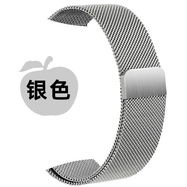Klockarmband för Apple Watch iWatch för 38-40-41-10 generationen 42mm silver