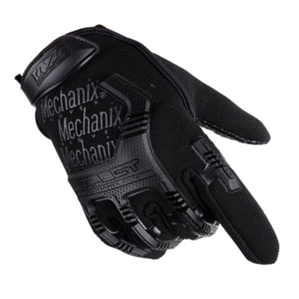 Taktiska Militärhandskar Paintball Airsoft Skott Soldat Strid Polis Anti-Halk Cykel Hel Finger Handskar Herr Kläder Handskar Black M