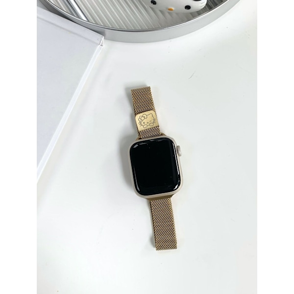 Klockarmband för Apple Watch iWatch 38/40/41/S10 42mm Guld