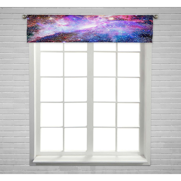 Galaxy og nebula. Elementer i dette bildet levert av NASA. Gardinkappe med stanglomme 30x130 cm