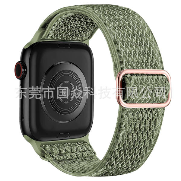 Klockarmband för Apple Watch iWatch 42/44/45 Barrskog Grön