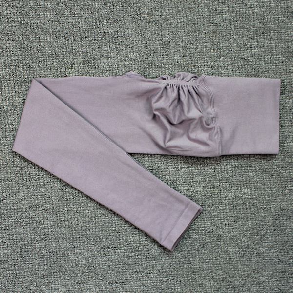 Joogaleggingsit Fitness Juoksu Korkeavyötäröiset Joogahousut Naisille Purple S
