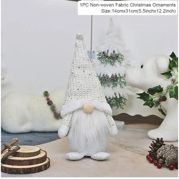 Jul Ansiktslös Docka Tomte 2023 God Jul Dekorationer För Hemmet Julprydnad Xmas Navidad Natal Nytt År 2024 4