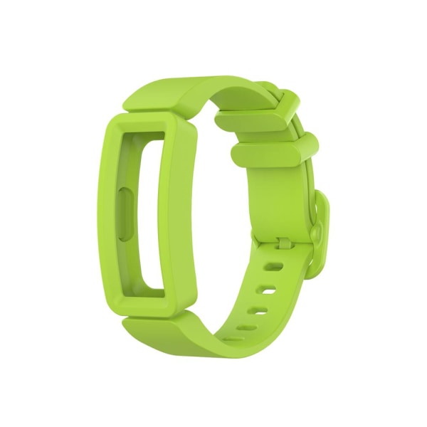 Ersättningsmjuk silikonrem för Fitbit ace 2 Kids Smart Watch Band Klassiskt armband för Fitbit Inspire/Inspire HR-armband Light red green