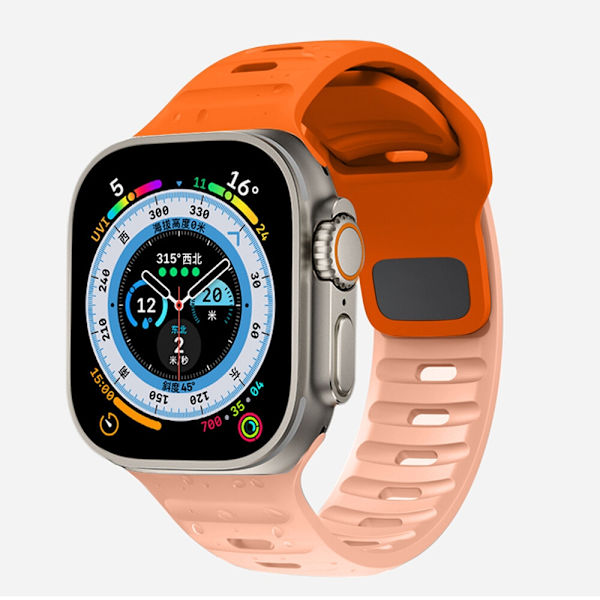 Urrem til Apple Watch iWatch 38/40/41/S10-42mm Orange+Pink
