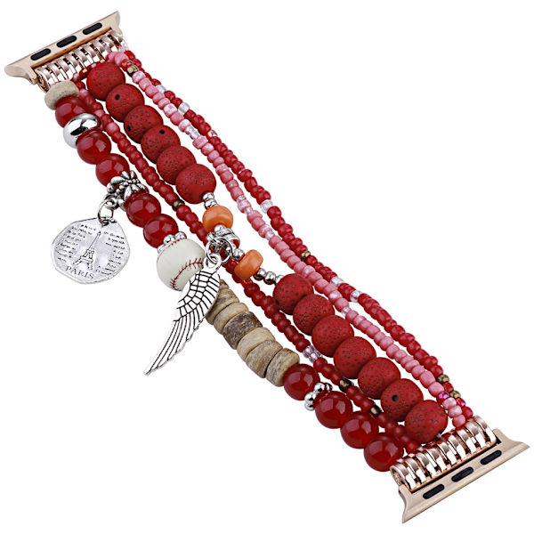 Klockarmband för Apple Watch iWatch 40/41/42MM röd