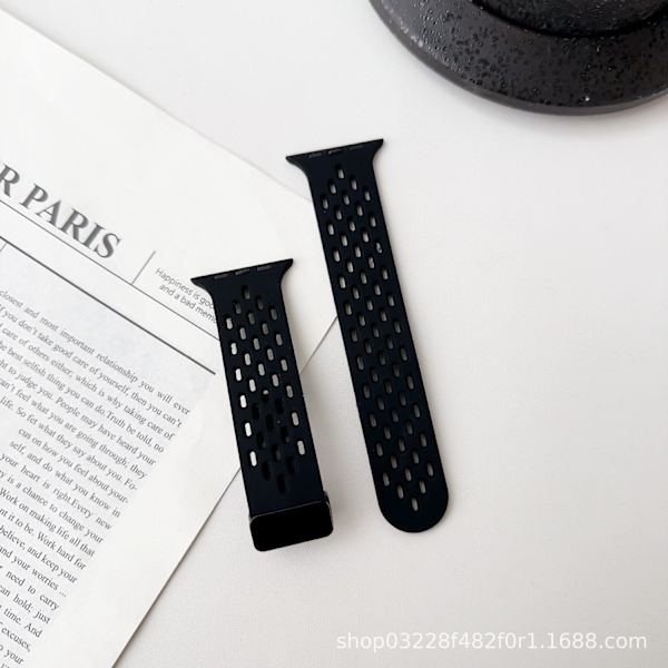 Urrem til Apple Watch iWatch 42/44/45/49mm Sort