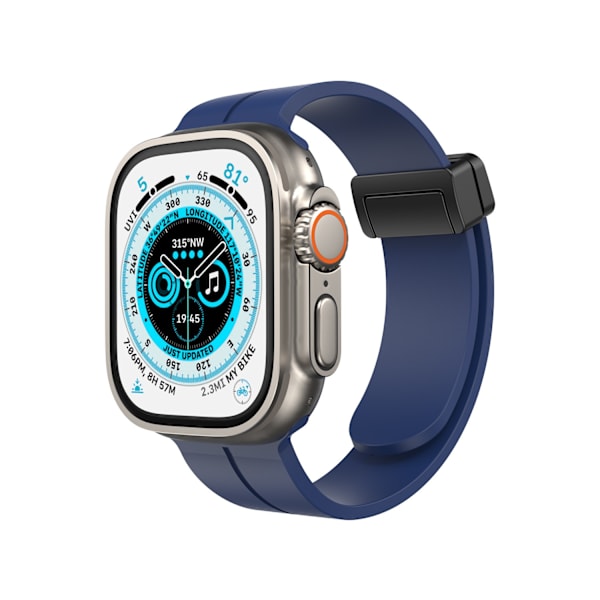 Klockarmband för Apple Watch iWatch 38/40/41mm Midnattsblå