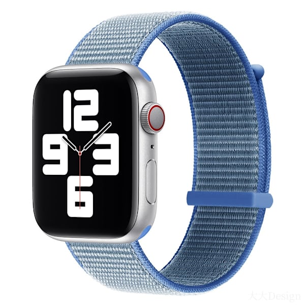 Kellon ranneke Apple Watch iWatch 42/44/45/49mm Järvensininen