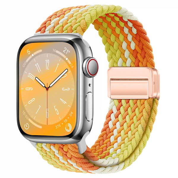 Kellon ranneke Apple Watch iWatch 38/40/41/42mm tuoksullinen oranssi