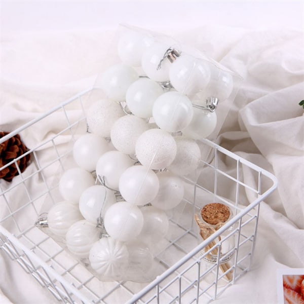 36 Julgranskulor Set 4cm Juldekorationer Julgransprydnad Specialformade Kulor 4cm36 pack ice blue