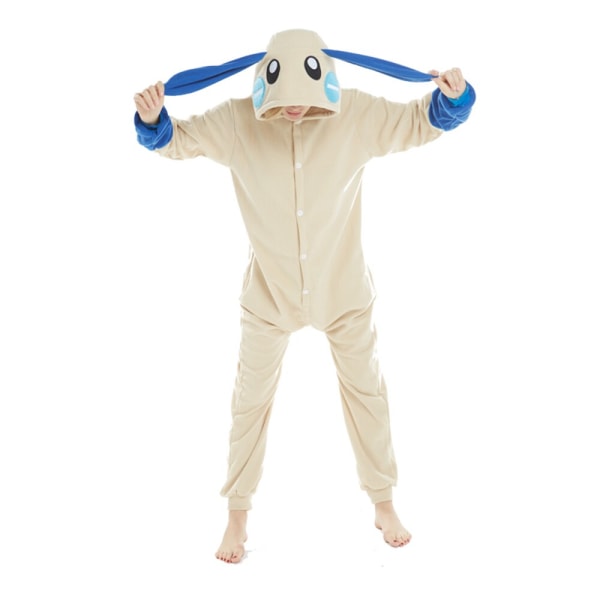 Kanin Tecknad Pyjamas Kigurumis Onesies för Vuxna Kvinnor Vinter Långärmad Nattlinne Hemmakläder Karneval Festival Outfit Flicka red Rabbit M(Height 161-164CM)