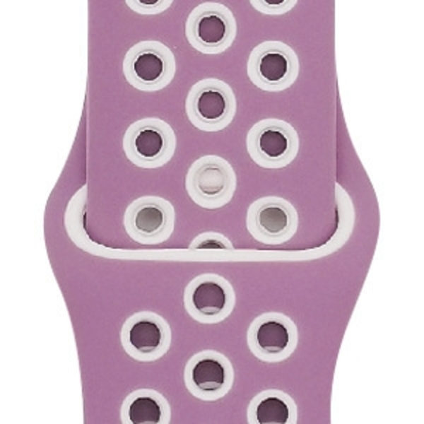 Klockarmband för Apple Watch iWatch för S10-42mm 38/40/41mm-L 38 lila + rosa