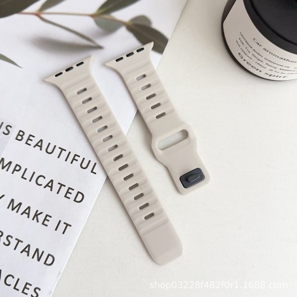 Klockarmband för Apple Watch iWatch 42/44/45/49mm Beige