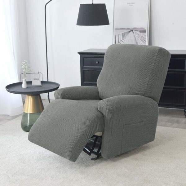Delad Design Fåtöljöverdrag Relax Allomfattande Massage Lounger Enkel Soffa Överdrag för Vardagsrum Fåtöljöverdrag A15 Recliner Cover